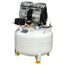 Mercury HK-1EW-30 (ND-70) - безмасляный компрессор для одной стоматологической установки, с ресивером 30 л (70 л/мин), без кожуха