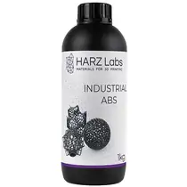 HARZ Labs Industrial ABS - фотополимерная смола для промышленного использования, цвет черный, 1 кг